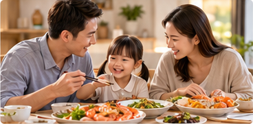 家庭溫馨用餐